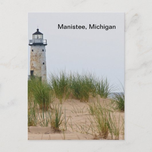 Carte Postale Phare de Manistee (Devant)