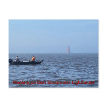 PHare de MANISTIQUE PAR UN JOUR DE BROUILLARD Cart