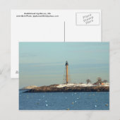 Carte Postale Phare de Marblehead depuis Waterfront (Devant / Derrière)