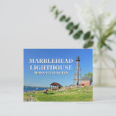 Carte Postale Phare de Marblehead, Massachusetts (Debout devant)