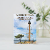 Carte Postale Phare de Marblehead, Massachusetts (Debout devant)