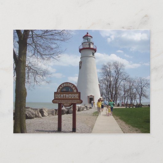 Carte Postale Phare de Marblehead, Ohio (Devant)