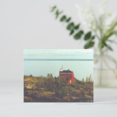 Carte Postale Phare de Marquette Harbour (Debout devant)