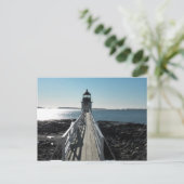 Carte Postale Phare de Marshall Point (Debout devant)