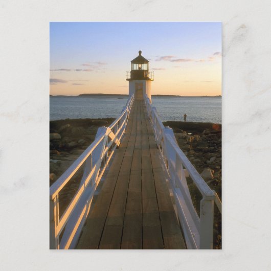 Carte Postale Phare de Marshall Point Maine (Devant)