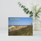 Carte Postale Phare de Martha et falaises d'argile (Debout devant)