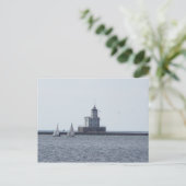 Carte Postale Phare de Milwaukee (Debout devant)