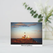 Carte Postale Phare de Montauk (Debout devant)