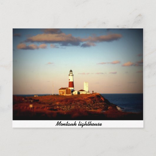 Carte Postale Phare de Montauk (Devant)