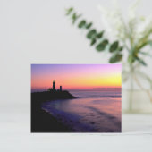 Carte Postale Phare de Montauk Point (Debout devant)