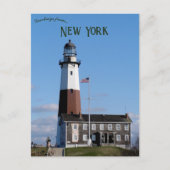 Carte Postale Phare de Montauk Point New York (Devant)