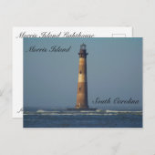 Carte Postale Phare de Morris Island (Devant / Derrière)