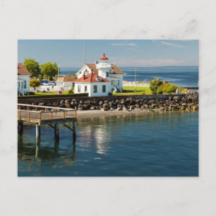 Carte Postale Phare de Mukilteo, Mukilteo, Washington, États-Uni