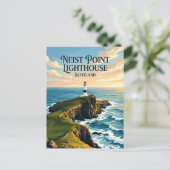 Carte Postale Phare de Neist Point Écosse (Debout devant)