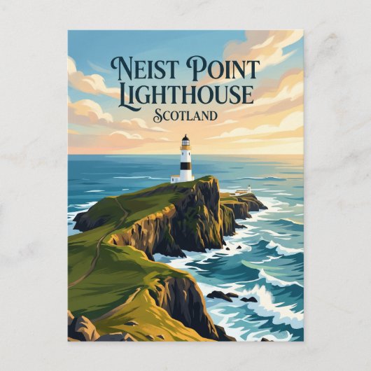 Carte Postale Phare de Neist Point Écosse (Devant)