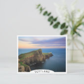 Carte Postale Phare de Neist Point sur Skye au coucher du soleil (Debout devant)