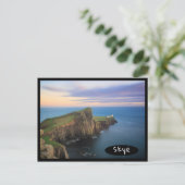 Carte Postale Phare de Neist Point sur Skye au coucher du soleil (Debout devant)