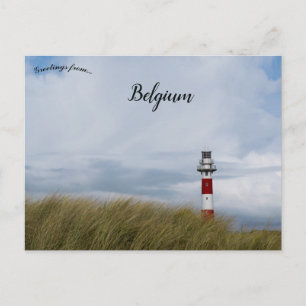 Carte Postale Phare de Nieuport Belgique