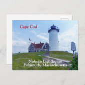 Carte Postale Phare de Nobska Cap Cod MA (Devant / Derrière)