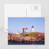 Carte Postale Phare de Nubble (Devant / Derrière)
