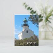 Carte Postale Phare de Old Point Loma (Debout devant)