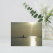 Carte Postale Phare de Orient Point au coucher du soleil 1 (Debout devant)