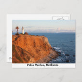 Carte Postale Phare de Palos Verdes (Devant / Derrière)