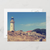 Carte Postale Phare de Paphos (Devant / Derrière)