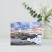 Carte Postale Phare de Peggy's Cove (Debout devant)