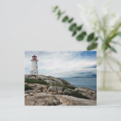 Carte Postale Phare de Peggy's Cove (Debout devant)