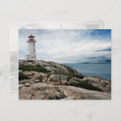 Carte Postale Phare de Peggy's Cove (Devant / Derrière)