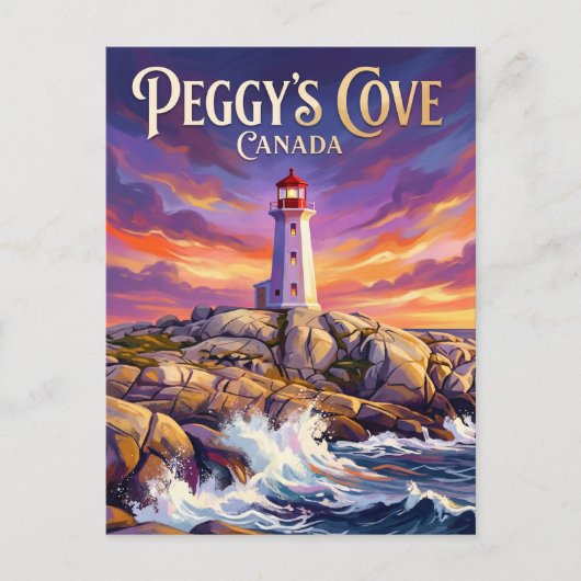 Carte Postale Phare de Peggy's Cove Canada (Devant)