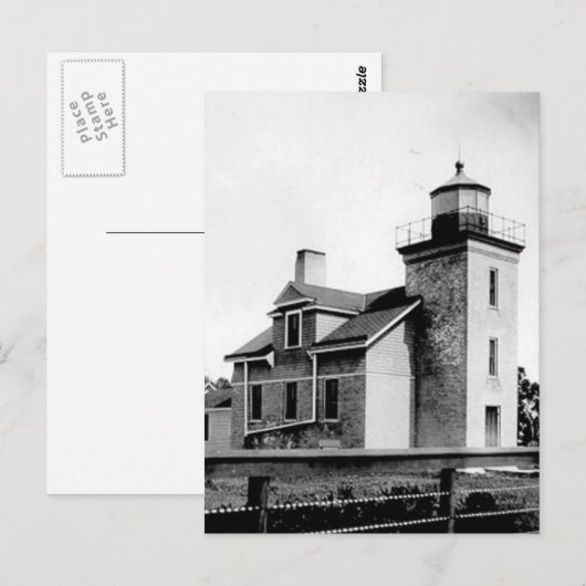 Carte Postale Phare de Peninsula Point (Devant / Derrière)