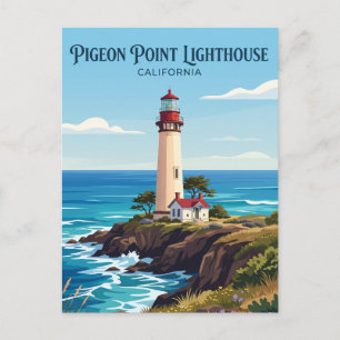 Carte Postale Phare de Pigeon Point Californie