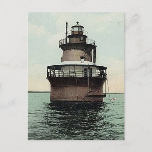 Carte Postale Phare de Plum Beach (Devant)