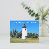 Carte Postale Phare de Plum Island, Massachusetts (Debout devant)