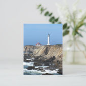 Carte postale - Phare de Point Arena (Debout devant)