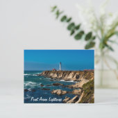 Carte Postale Phare de Point Arena Pittoresque (Debout devant)