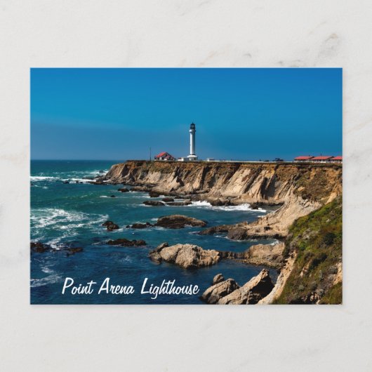 Carte Postale Phare de Point Arena Pittoresque (Devant)