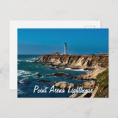 Carte Postale Phare de Point Arena Pittoresque (Devant / Derrière)