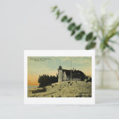 Carte Postale Phare de Point Betsey près de Frankfort Michigan (Debout devant)