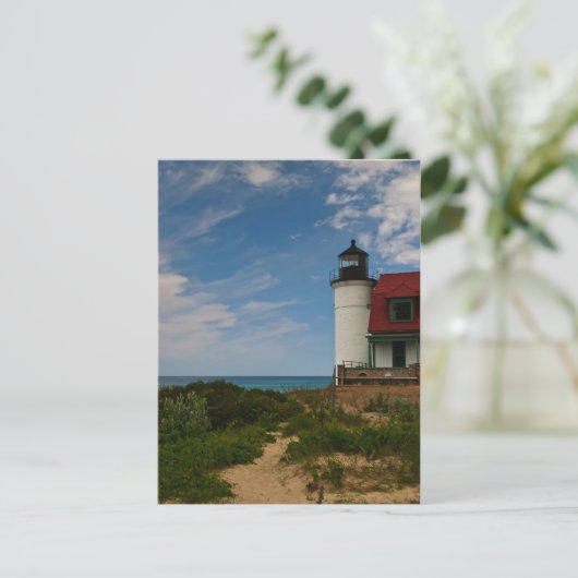 Carte Postale Phare de Point Betsie (Debout devant)