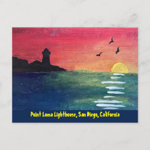 Carte Postale Phare de Point Loma San Diego CA
