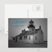 Carte Postale Phare de Point Pinos (Devant / Derrière)