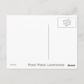 Carte Postale Phare de Point Pinos (Dos)