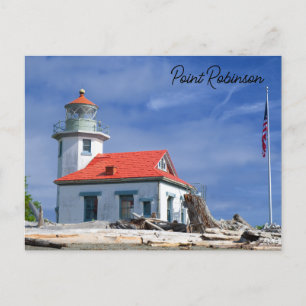 Carte Postale Phare de Point Robinson Vashon Island Washington