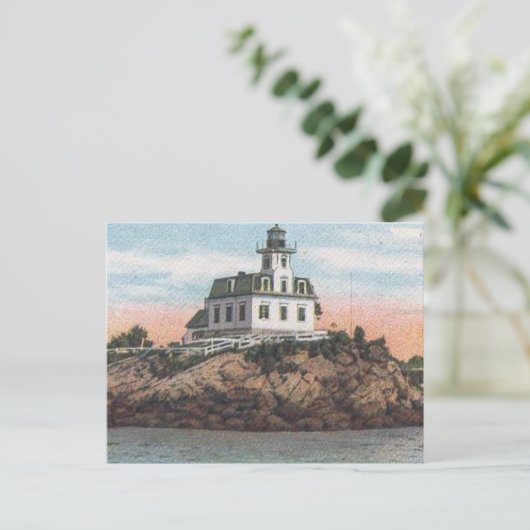 Carte Postale Phare de Pomham Rocks (Debout devant)