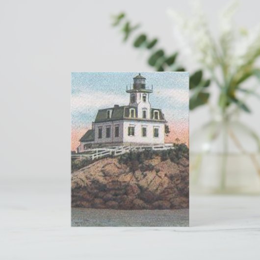 Carte Postale Phare de Pomham Rocks (Debout devant)
