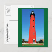 Carte Postale Phare de Ponce de Leon Inlet (Devant / Derrière)