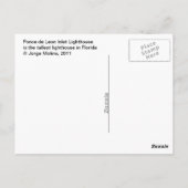 Carte Postale Phare de Ponce de Leon Inlet (Dos)